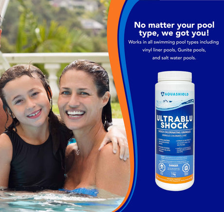 Ultrablu Chlorine Pool Shock and Super Chlorinator (2Kg) Fast Shock