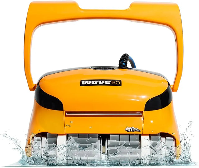 DOLPHIN Wave 60 Commercial Robotic Pool Cleaner with Caddy, Engineered for Extraordinary Pool Cleaning Performance, Ideal for Commercial Swimming Pools up to 50 Feet…