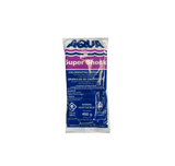 Aqua Coastal granulated chlorine super shock in 450g container, pool chemical for disinfecting and shocking pool water.