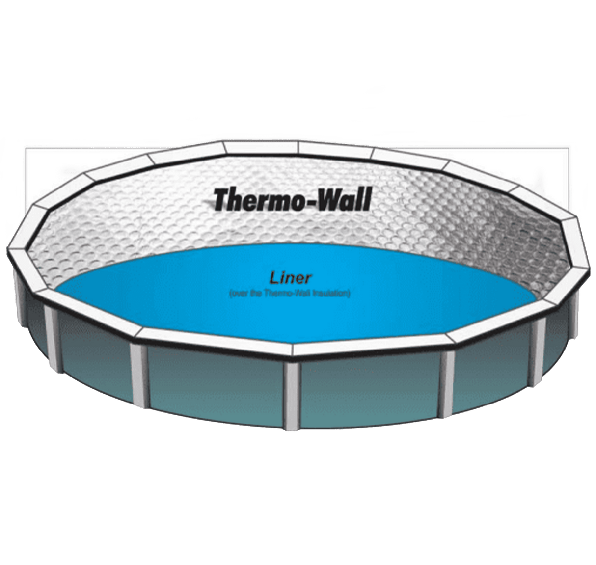 Aqua Coastal InsulFloor Padding for above ground liner, 4 feet by 125 feet, providing liner protection for pools or ponds.