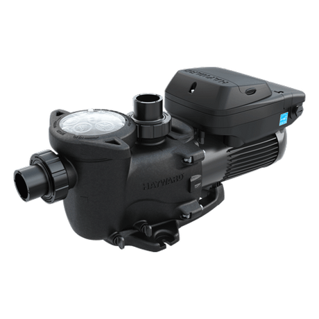 Hayward MaxFlo VS 1.65HP inground pool pump with digital controls and sturdy build for efficient pool circulation.