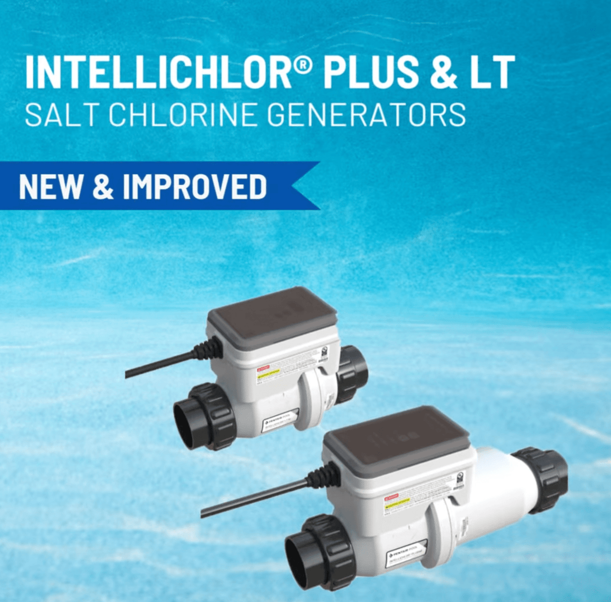 Pentair IntelliChlor PLUS30 30K Salt Cell & Power Center Bundle, 523733