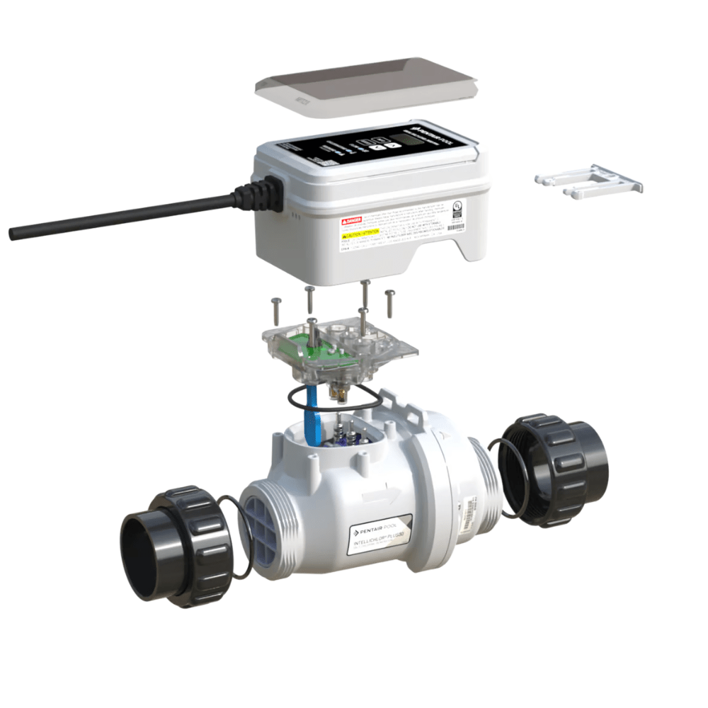 Pentair IntelliChlor PLUS30 30K Salt Cell & Power Center Bundle, 523733