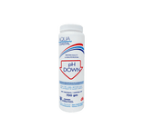 Aqua Coastal pH Down pool chemical bottle used for lowering water pH levels in pool and spa water.