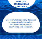 Aqua Coastal Pool Protect All water conditioner bottle for preventing stains and scale in swimming pools.
