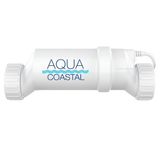 Aqua Coastal replacement cell for T-Cell-15 salt chlorinator, suitable for 40,000-gallon pools, showing the salt cell part.