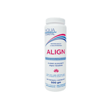 Aqua Coastal Total Alkalinity Booster for pool water balance, showing a container of pool chemicals for alkalinity control.