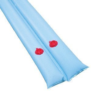 Aqua Coastal 8-foot standard double chamber water bag for winter covers, showing its durable construction and secure fittings.