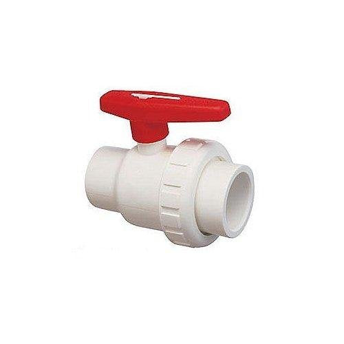 PRAHER 150-010 1.5IN SKT SINGLE UNION BALL VALVE PVC - K&J Leisure