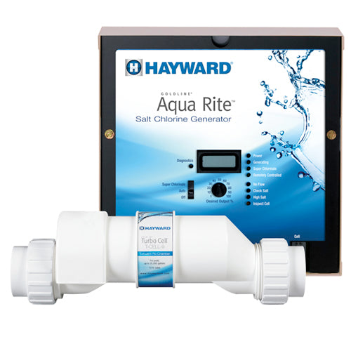 Hayward AquaRite Salt Chlorine Generator with TurboCell, for Pools up to 25,000 Gallons Item | W3AQR9