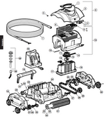 Hayward Evac w/Caddy Robotic Pool Cleaner