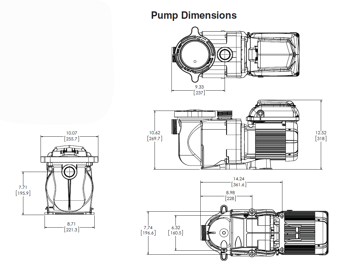 Pentair SuperFlo® VS Variable Speed Pool Pump